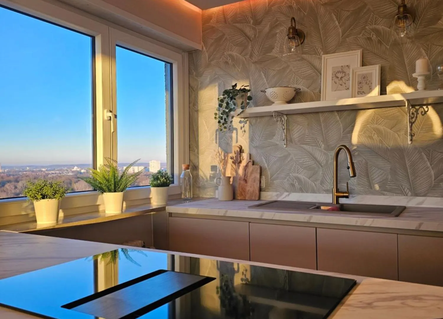 Apartment Stylische Sunset-Wohnung Augsburg