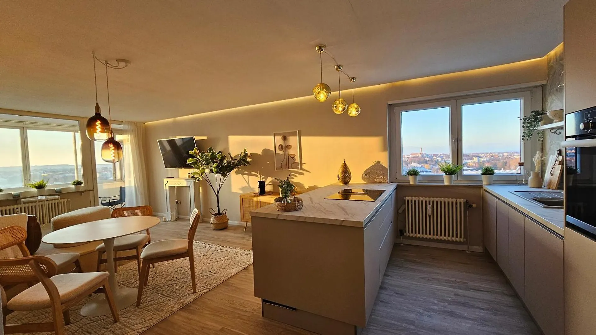 Apartment Stylische Sunset-Wohnung Augsburg